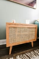 DIY side table with tile top- with woodworking plans