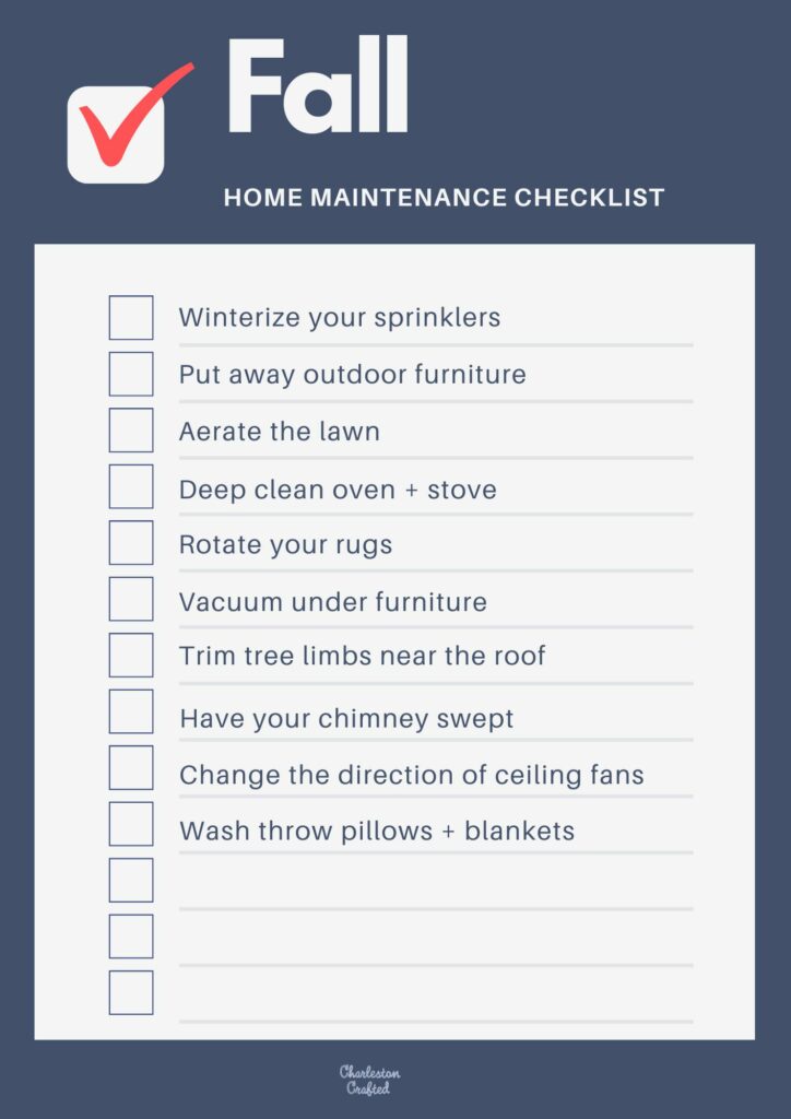 Fall Home Maintenance Checklist (1)