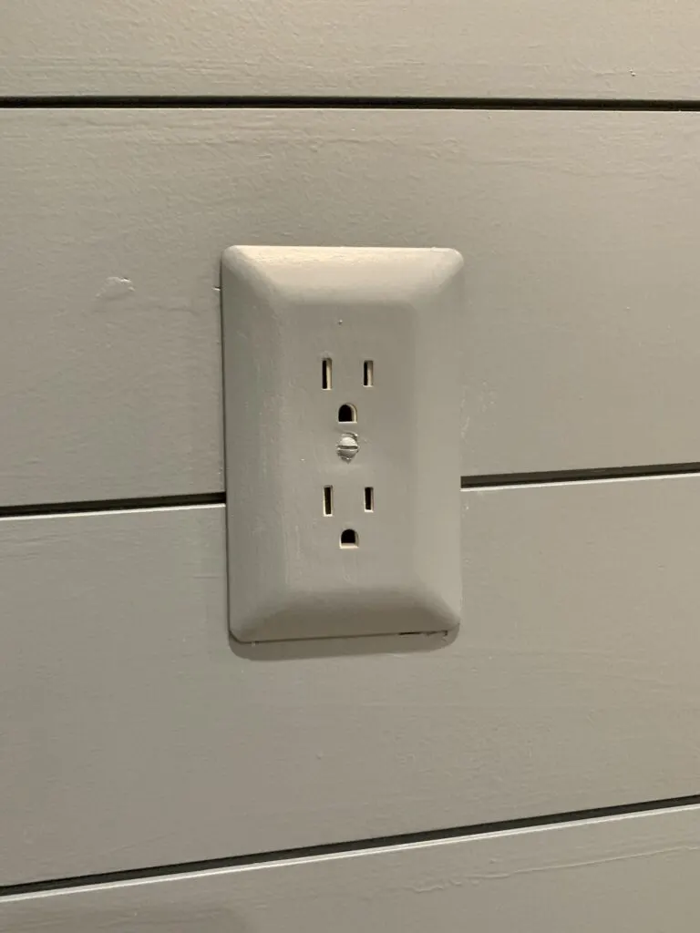 painted outlet cover