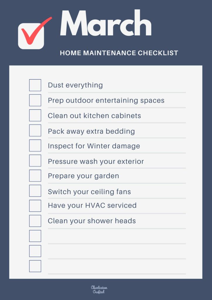March Home Maintenance Checklist