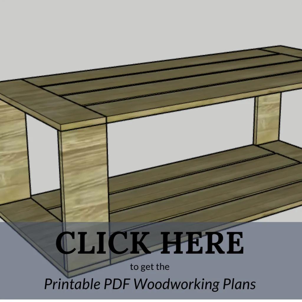 Link to coffee table woodworking plans