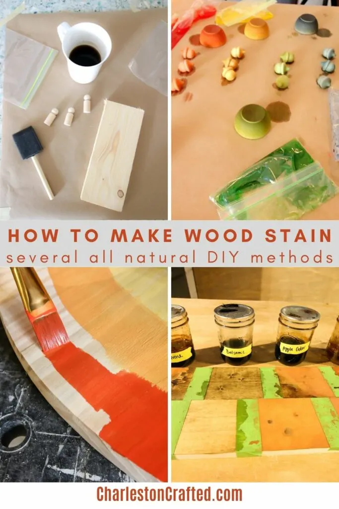 how to make wood stain - several all natural diy methods