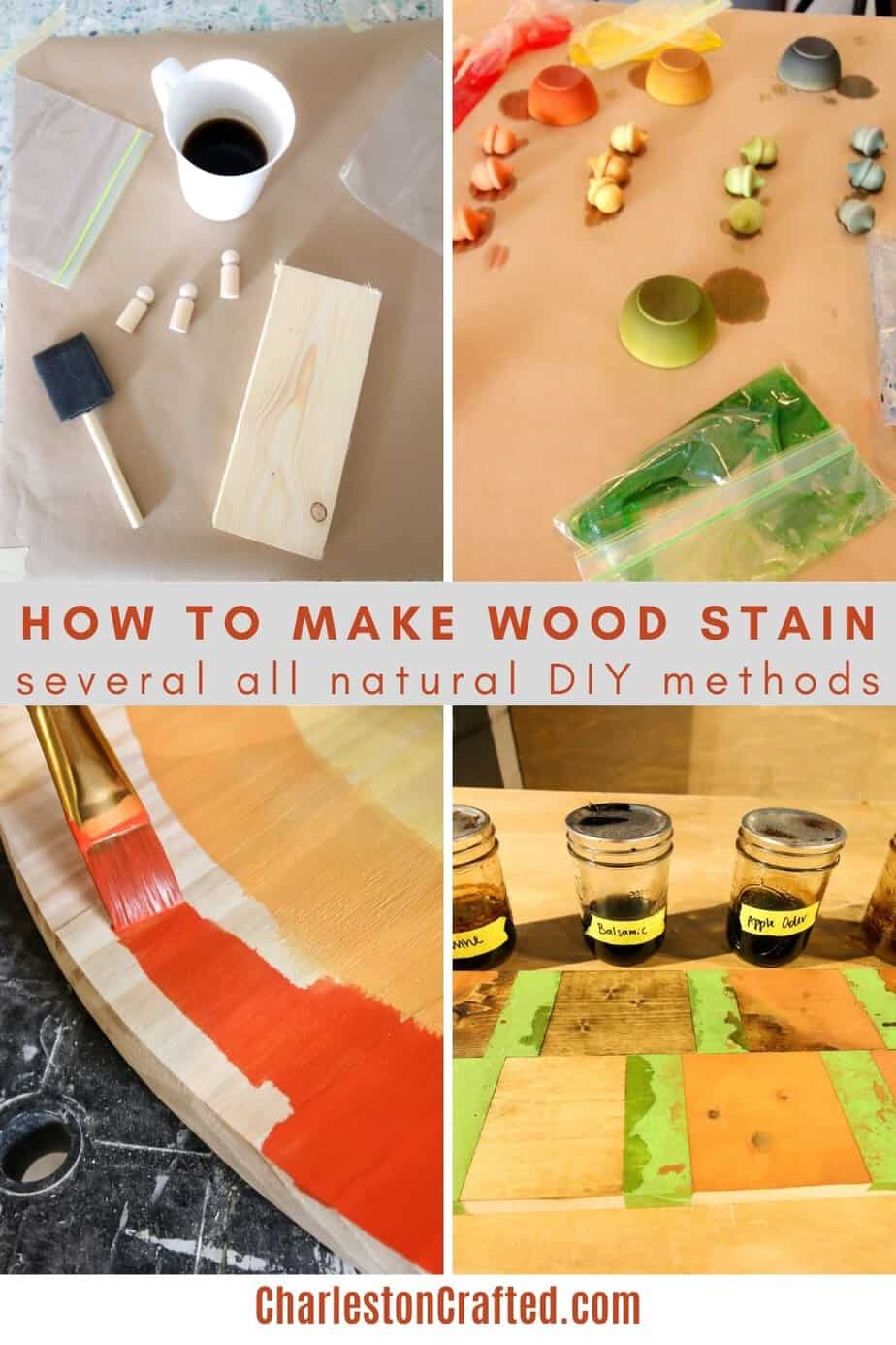 DIY Colored Wood Stain