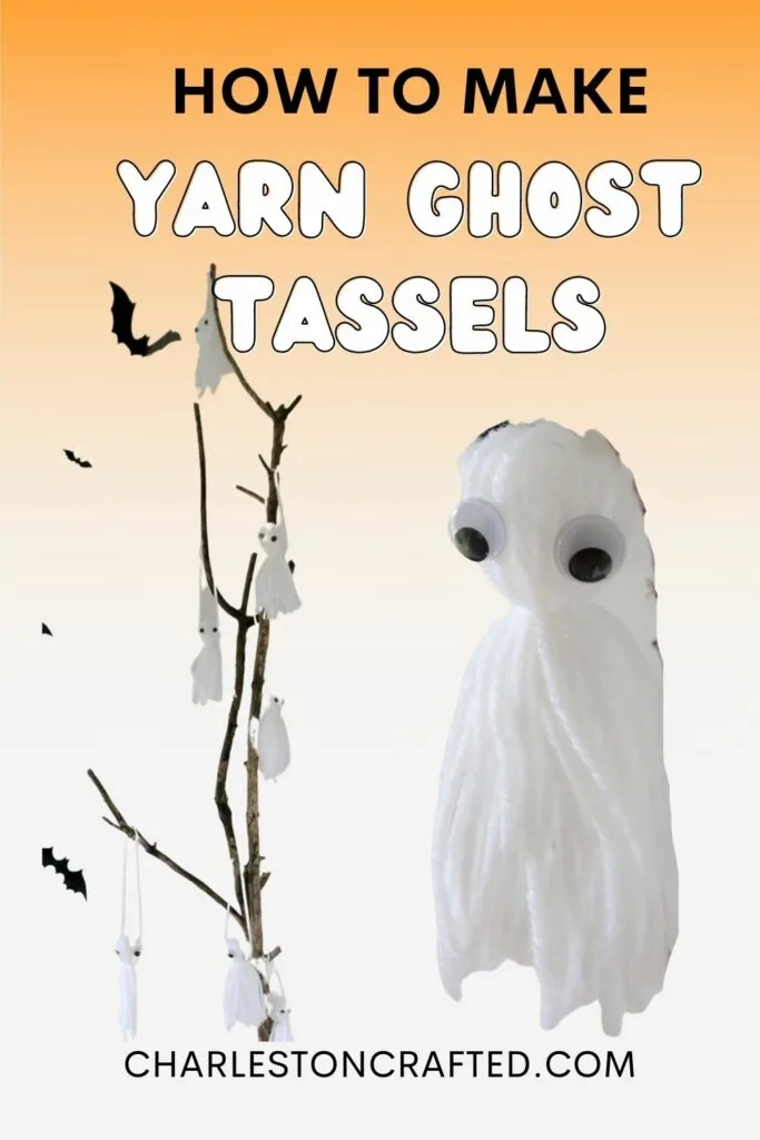 how to make yarn ghost tassels