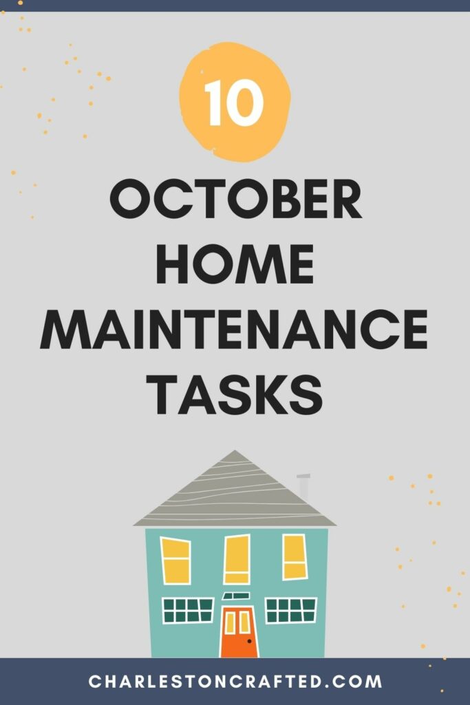 october home maintenance tasks