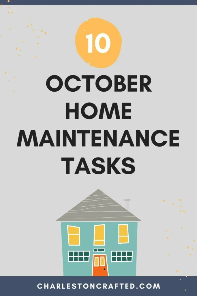 october home maintenance tasks