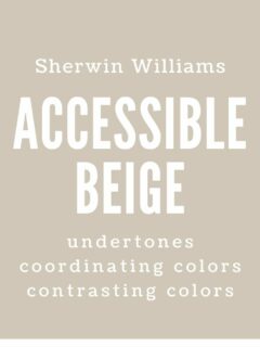 sherwin williams accessible beige