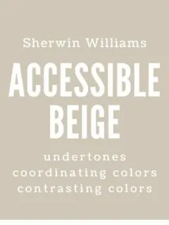 sherwin williams accessible beige