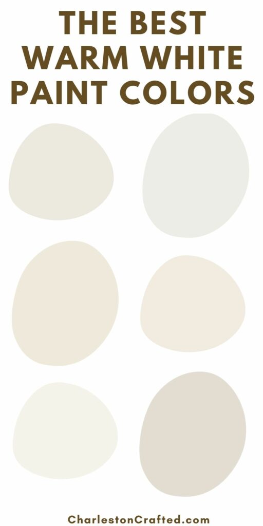 Warm white store paint colors