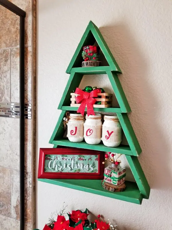 Wooden Christmas Tree Craft