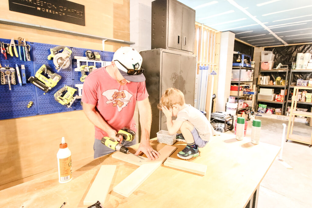 Assembling base for DIY wooden Christmas tree