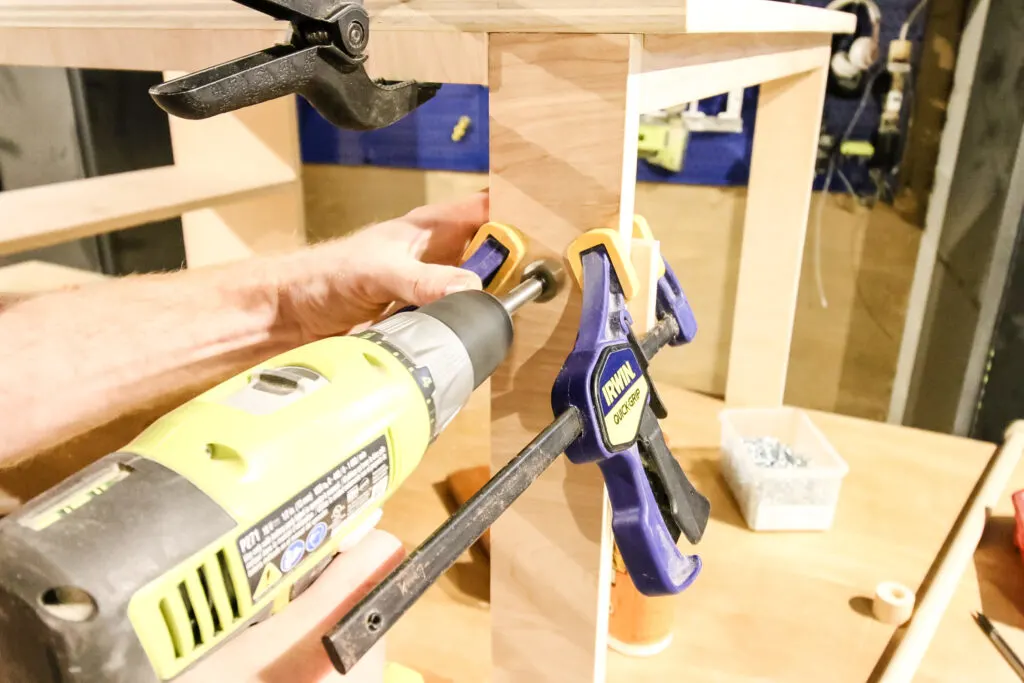 Adding holes for paper roll