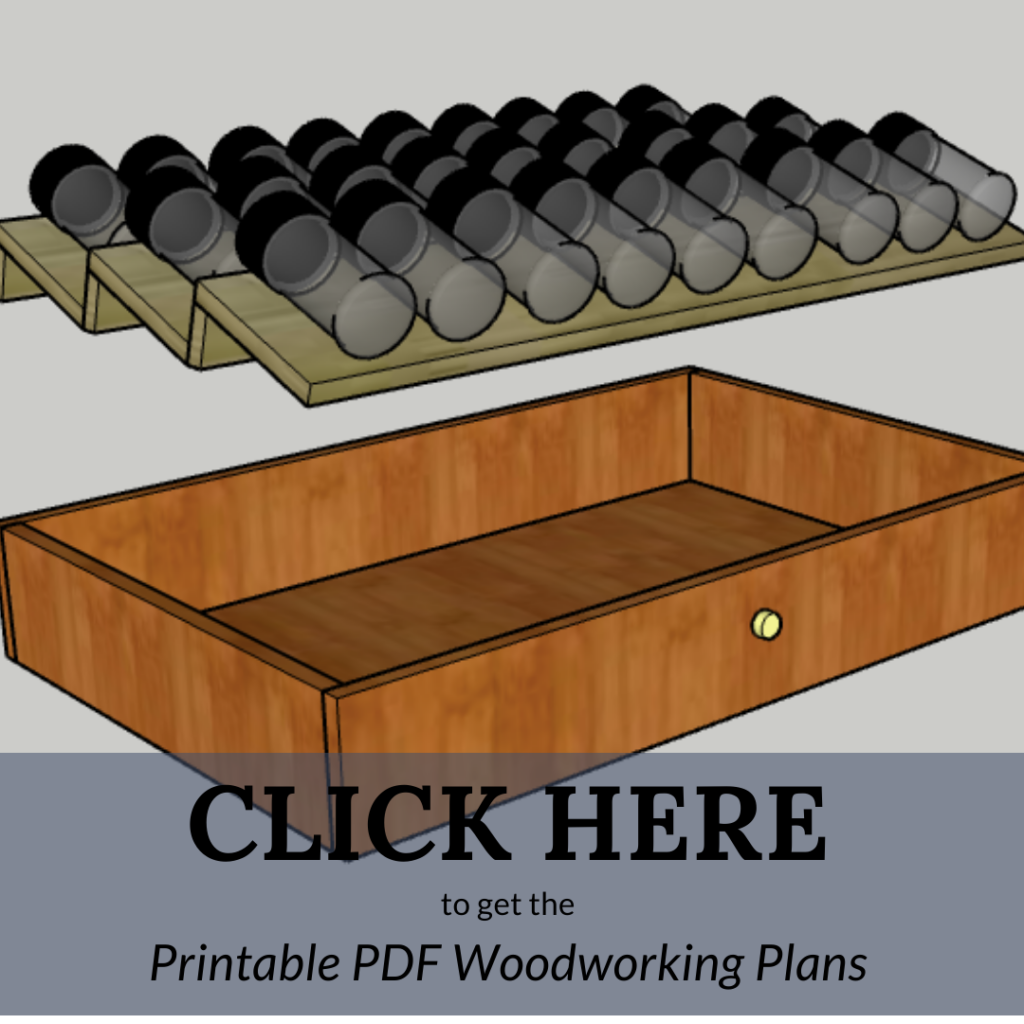 Link to DIY spice drawer organizer plans