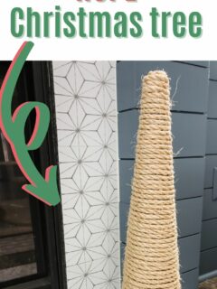 how to make a rope christmas tree