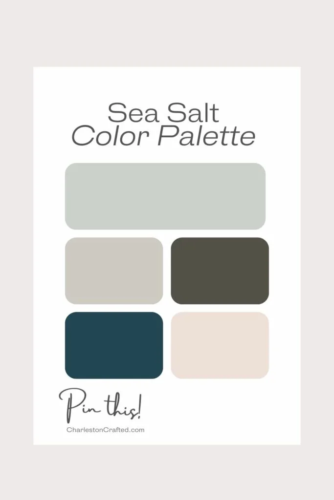 sea salt paint color palette