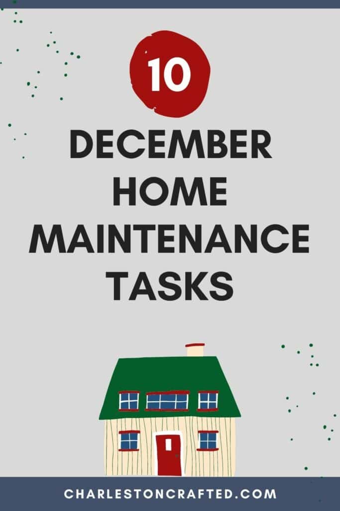 December home maintenance tasks