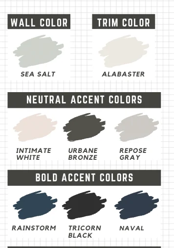 Sea Salt Coordinating Colors