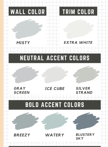 sherwin williams misty color palette
