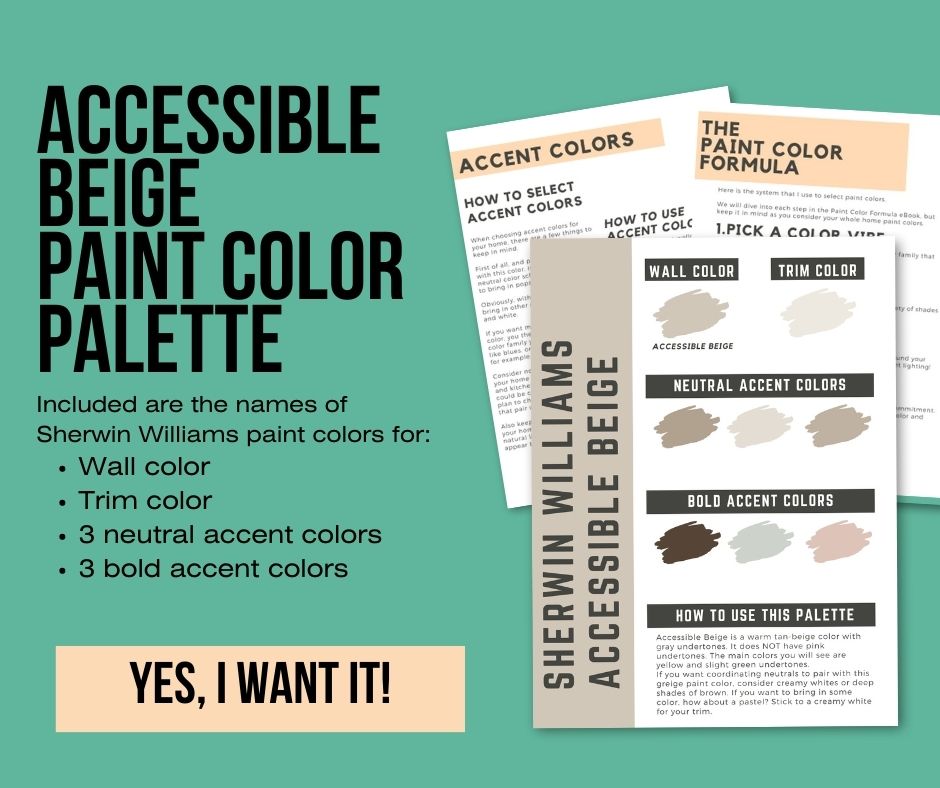 accessible beige inline mockup