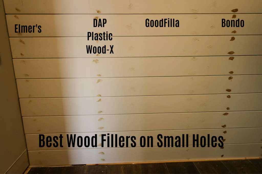 Wood Fillers on small holes