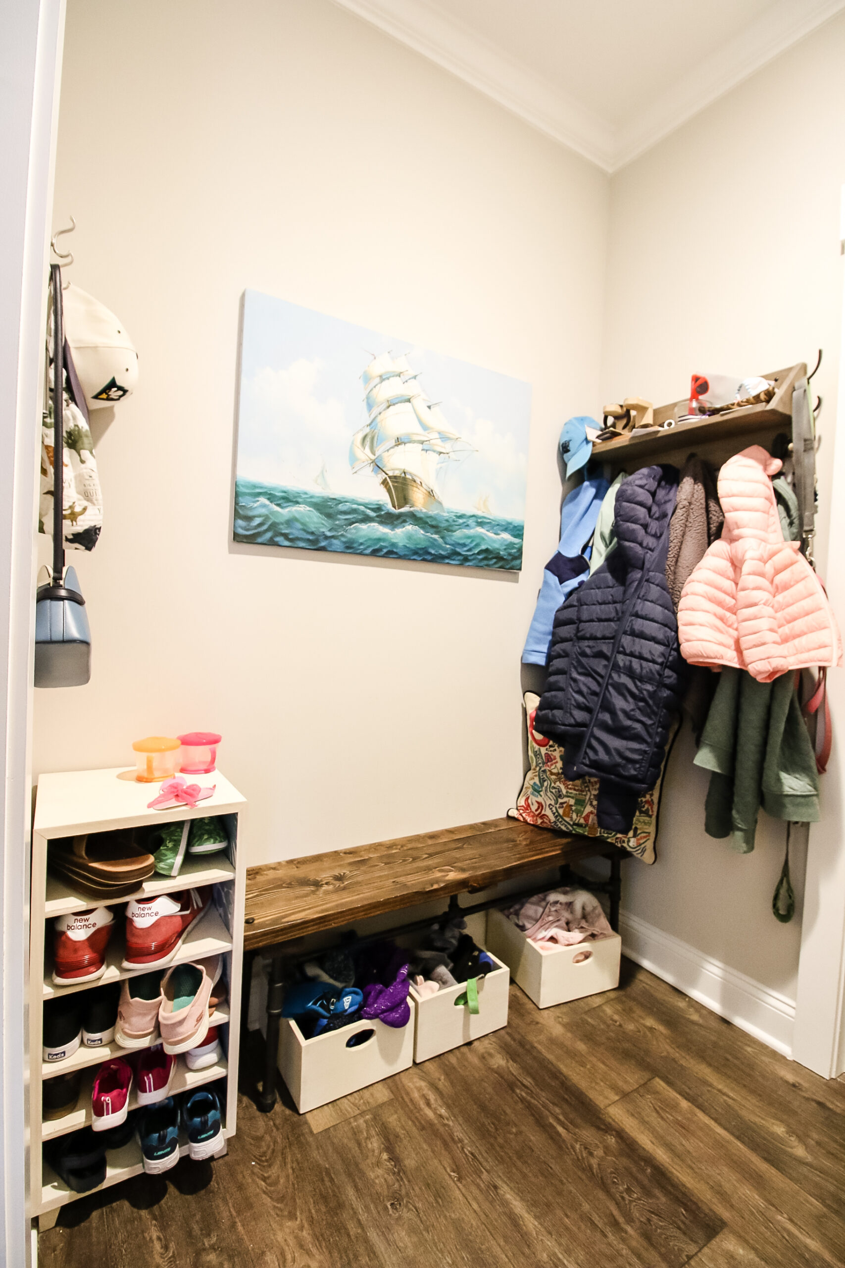 Mudroom before renovation