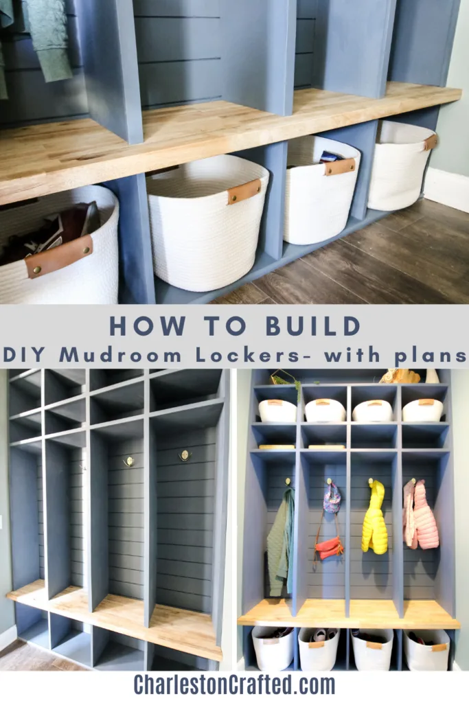 How to build DIY mudroom lockers - Charleston Crafted