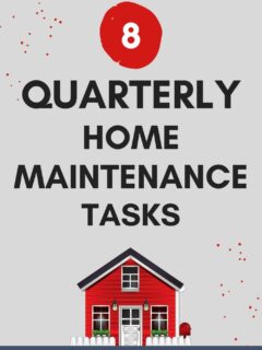 quarterly home maintenance tasks