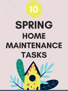 spring home maintenance tasks