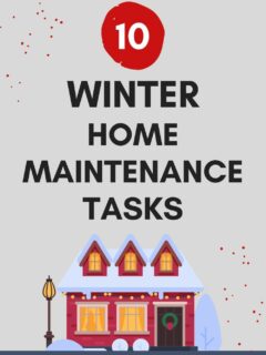 winter home maintenance tasks
