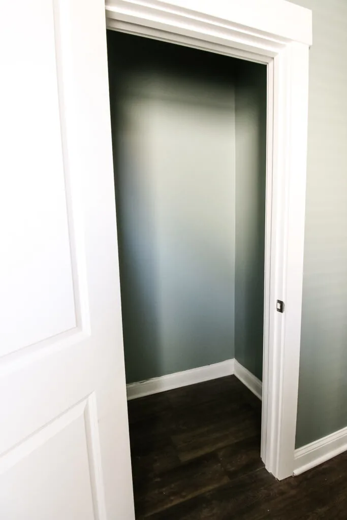 After painting closet