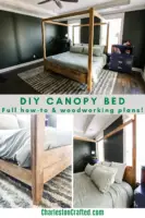 How to build a DIY four poster canopy bed