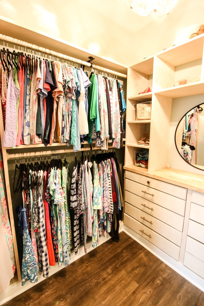 DIY Walk-in Closet Makeover - Charleston Crafted