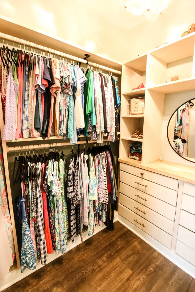 DIY Walk-in Closet Makeover - Charleston Crafted