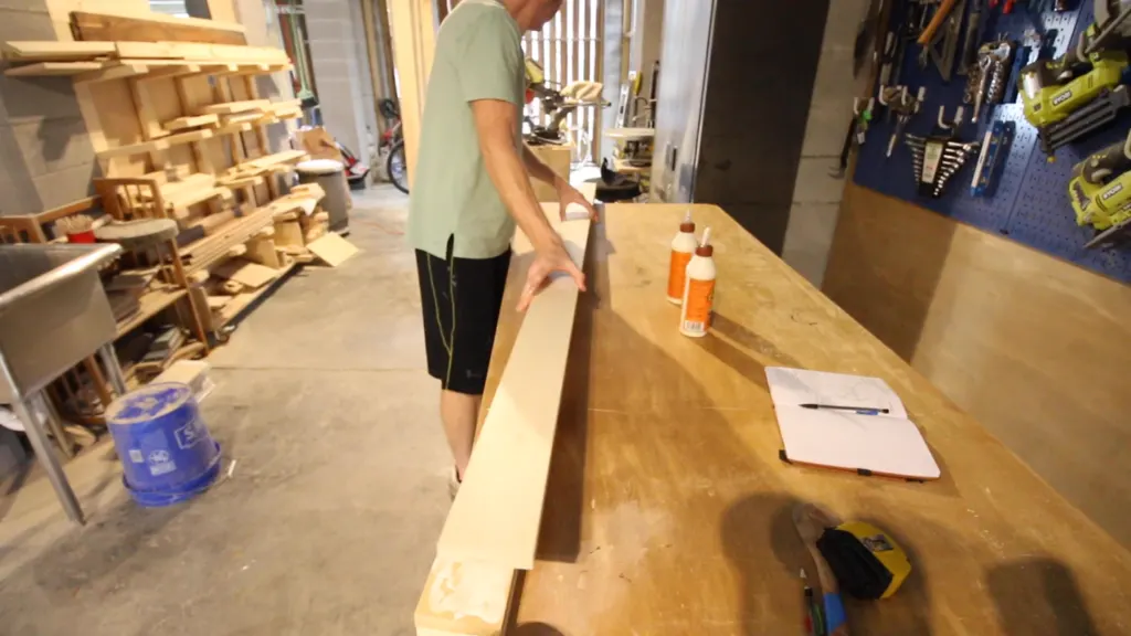 Gluing boards for posts together