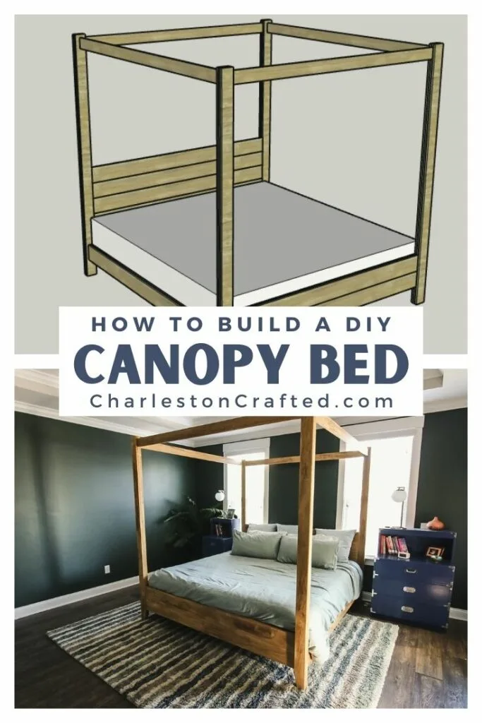 how to build a diy four poster canopy bed