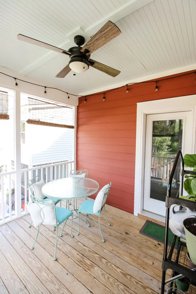 screened in porch before