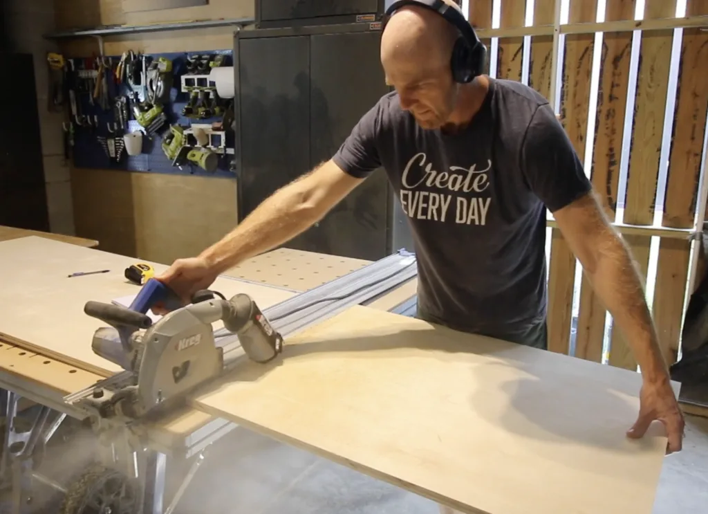 Cutting plywood with Kreg Adaptive Cutting System