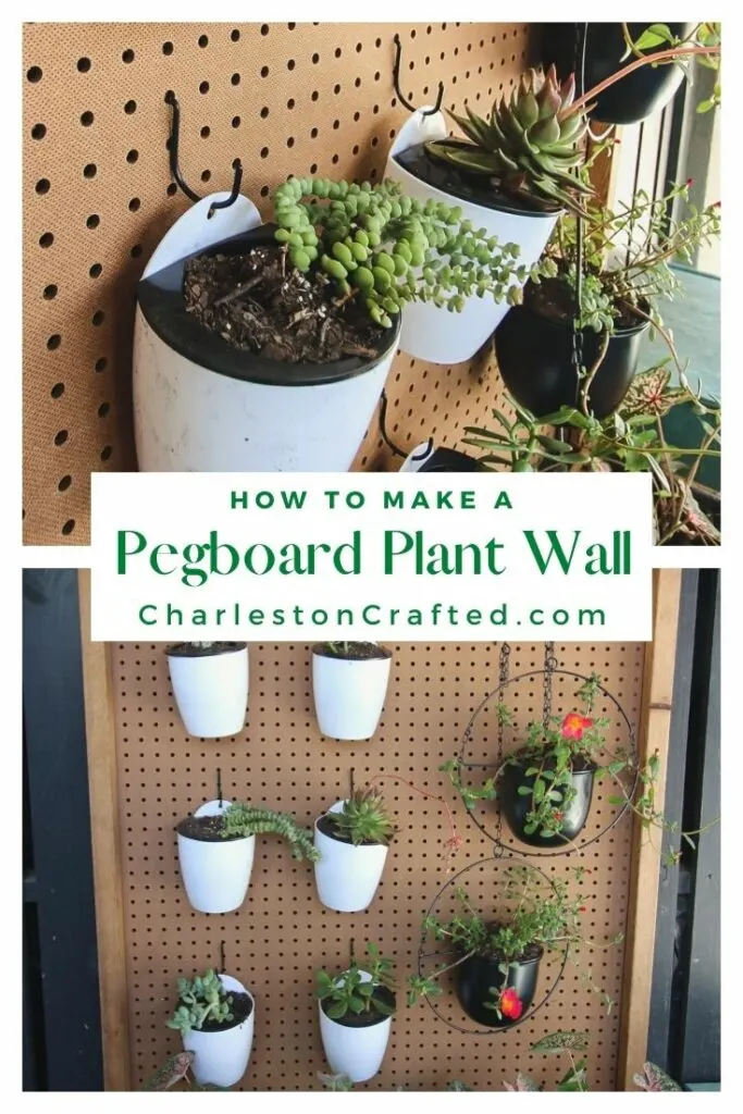 pegboard plant wall Pin Image