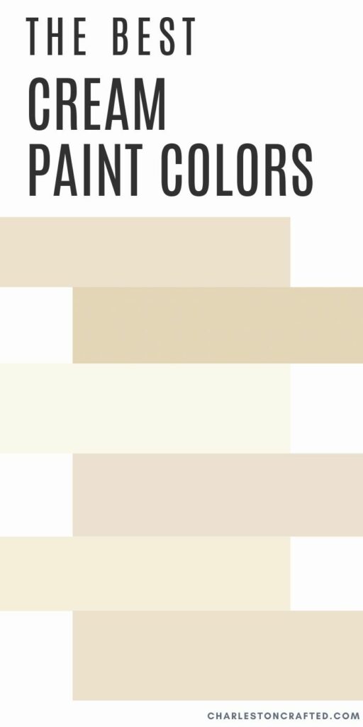 the best cream paint colors