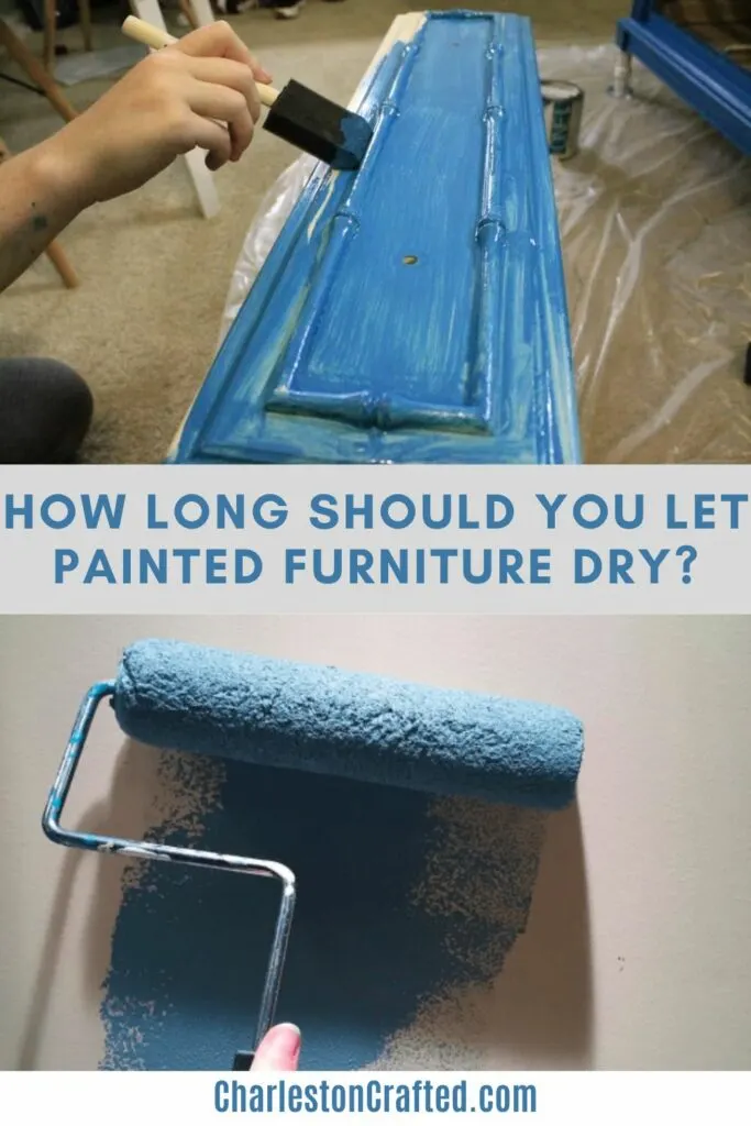 How long should you let painted furniture dry