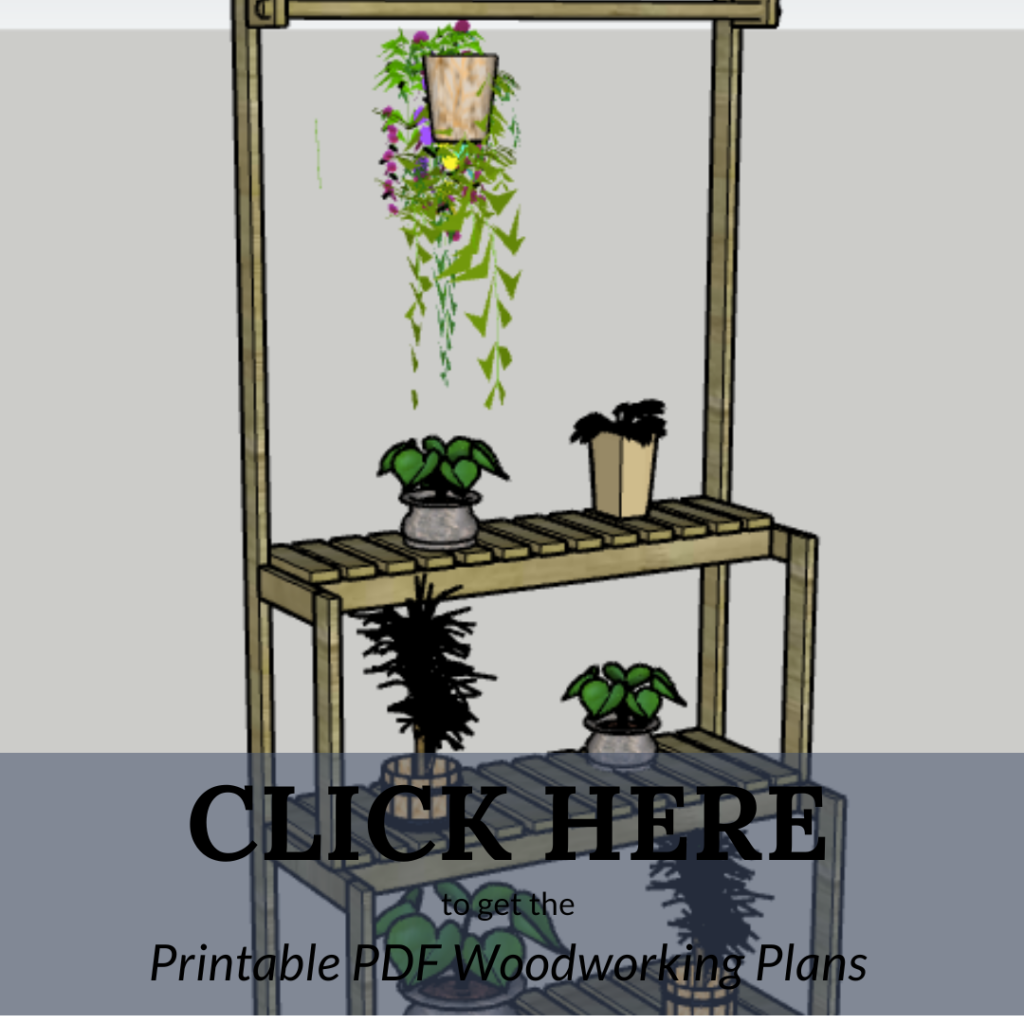 Link to plans for plant stand with hanging bar