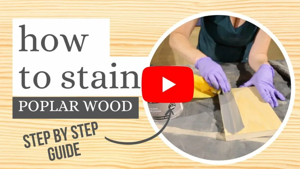 how to stain poplar wood youtube thumbnail (1)