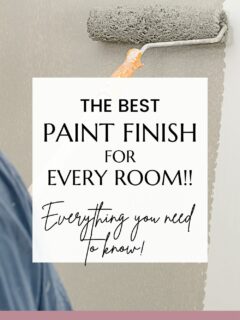 the best paint finish for every room