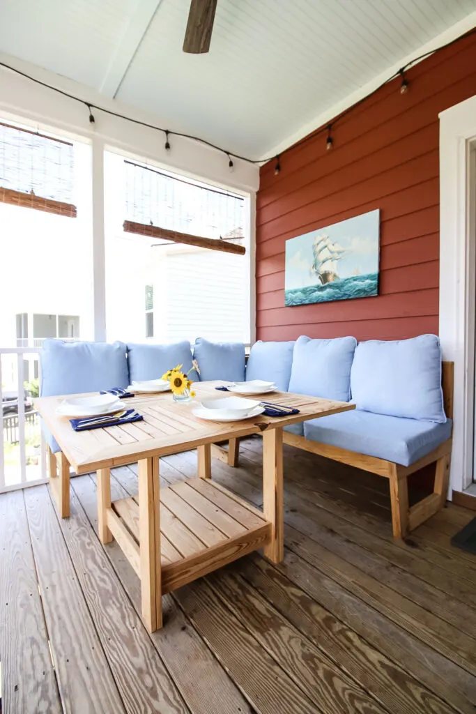 screened porch after