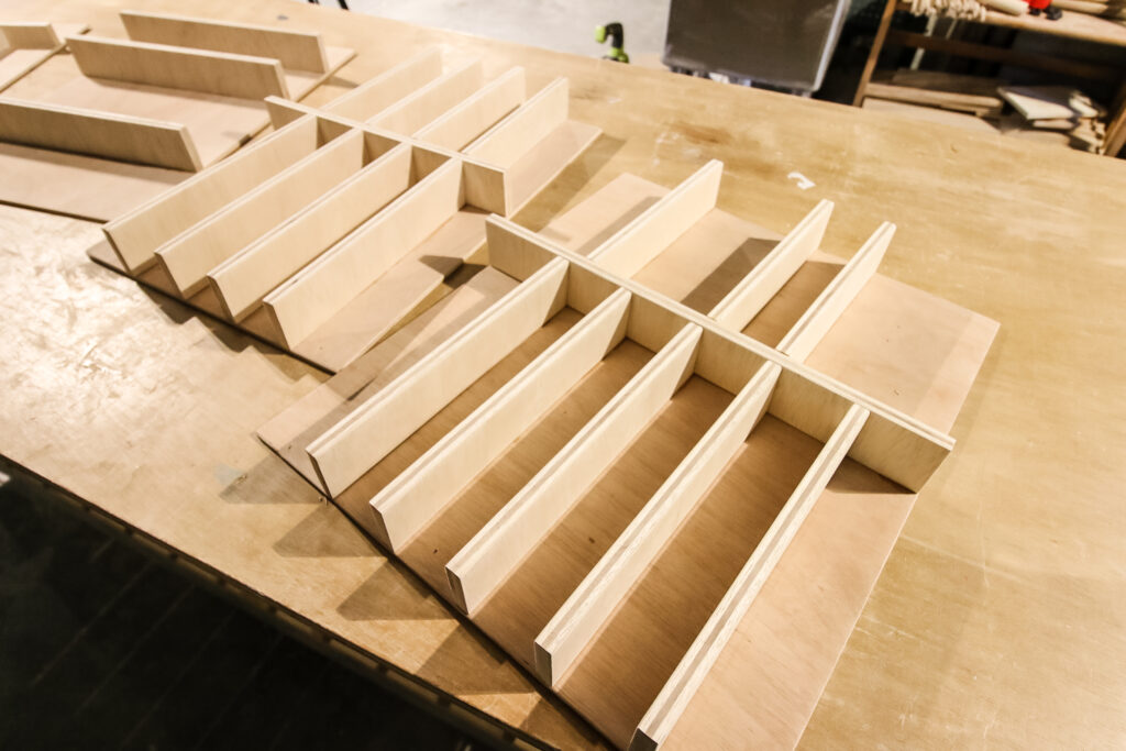 Building DIY kitchen drawer organizers