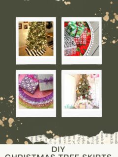 DIY Christmas Tree Skirt ideas