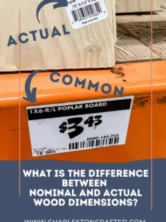 What's the difference between nominal and actual lumber dimensions - Charleston Crafted