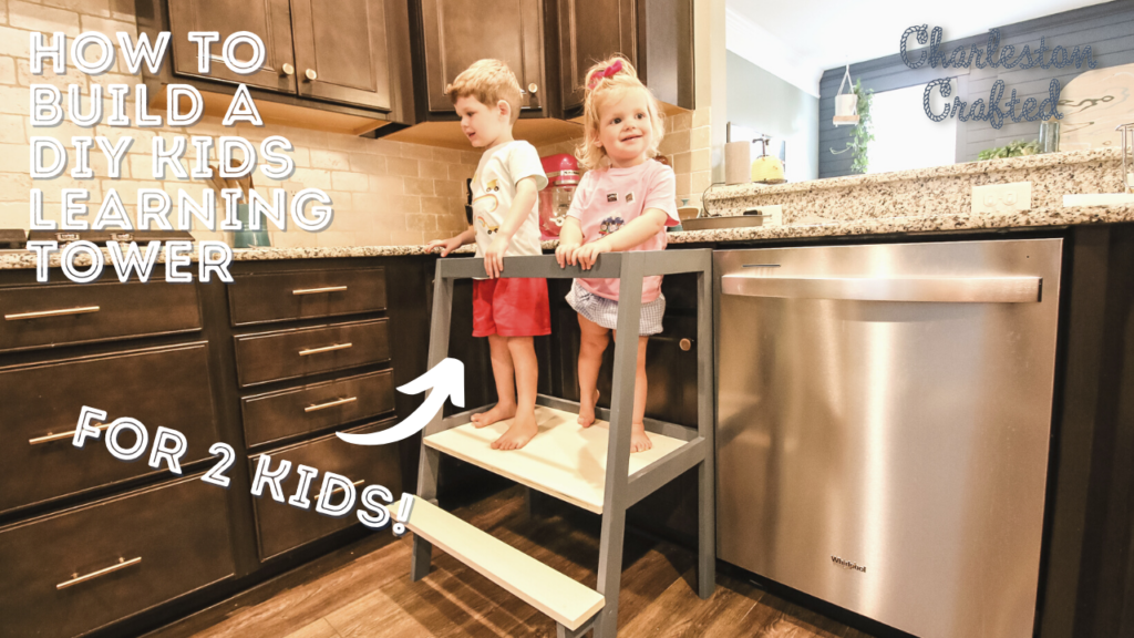 Link to YouTube video on how to build DIY kids learning tower