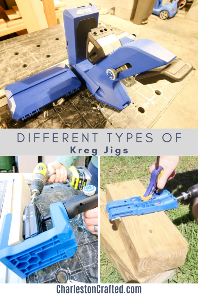 Different types of Kreg jigs
