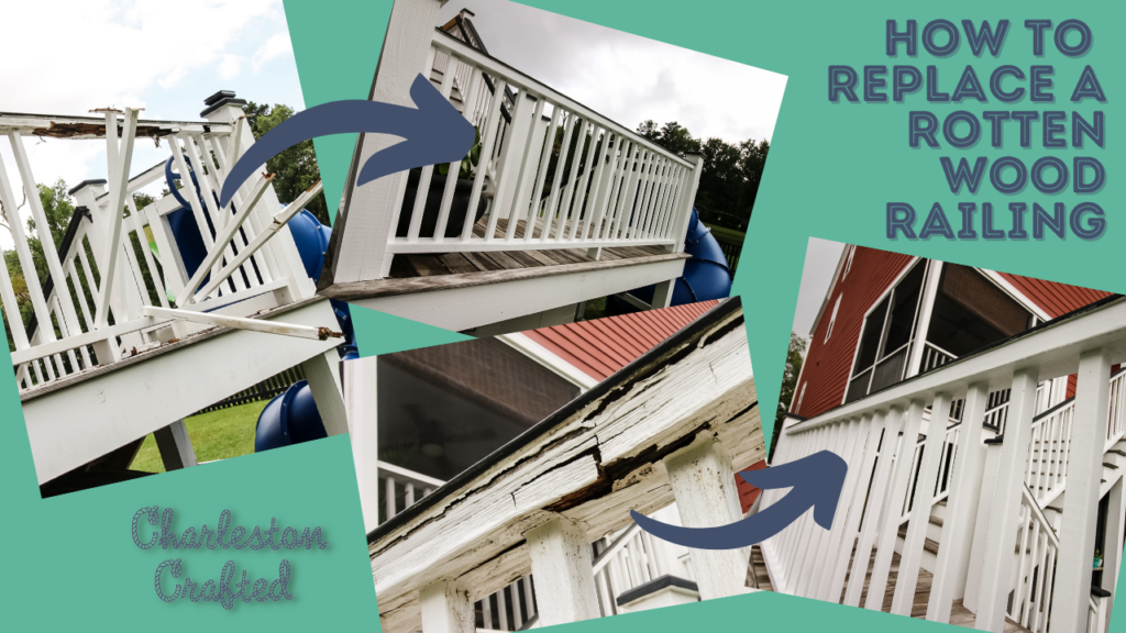 Link to YouTube tutorial on how to replace rotten railing
